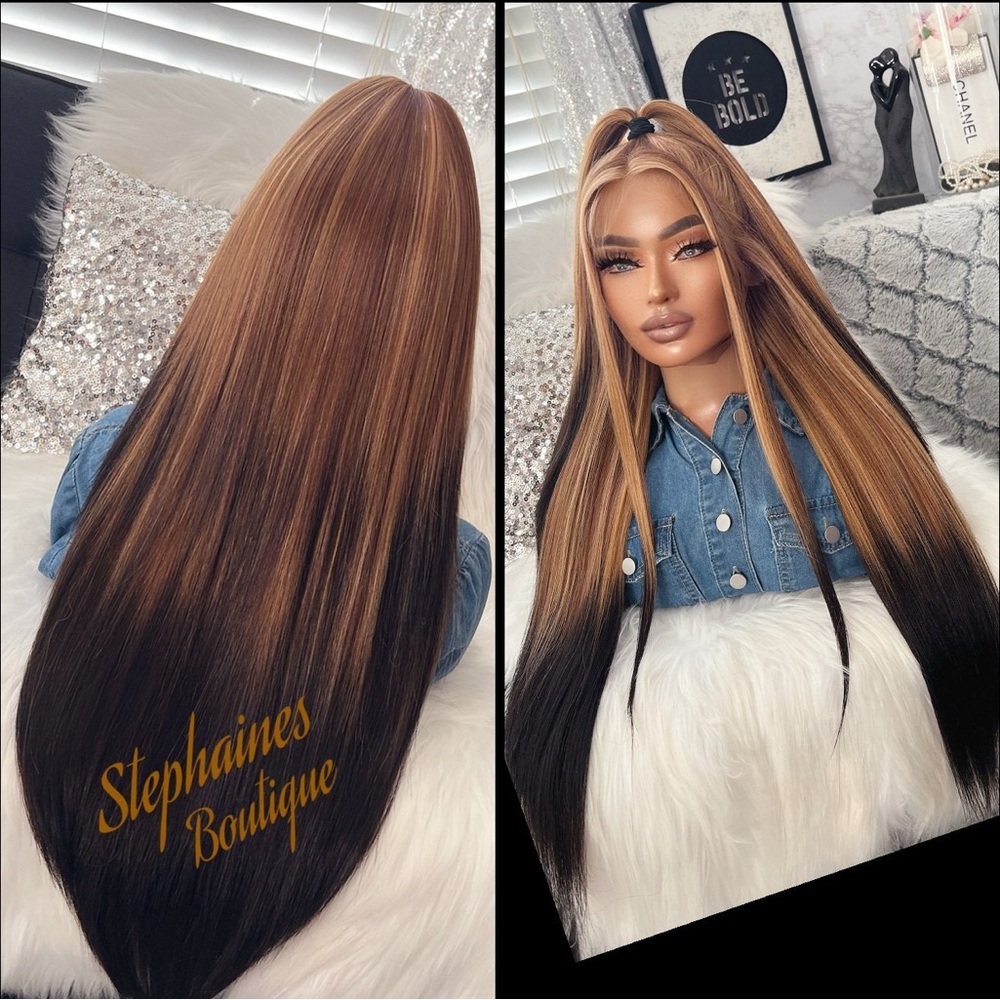 Human Hair Blended Lace Front Wig